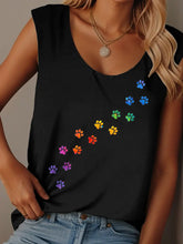 Frauen farbige Pfoten weste